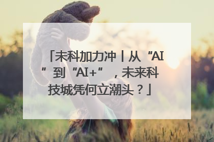 未科加力冲丨从“AI”到“AI+”，未来科技城凭何立潮头？
