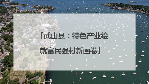 武山县：特色产业绘就富民强村新画卷