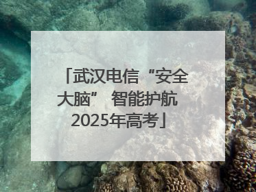 武汉电信“安全大脑” 智能护航2025年高考