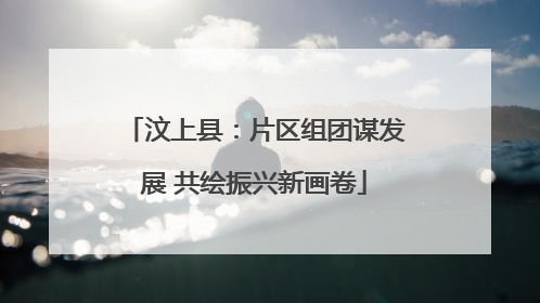 汶上县：片区组团谋发展 共绘振兴新画卷