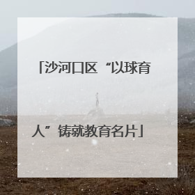 沙河口区“以球育人”铸就教育名片