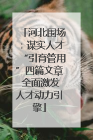 河北围场：谋实人才“引育管用”四篇文章 全面激发人才动力引擎