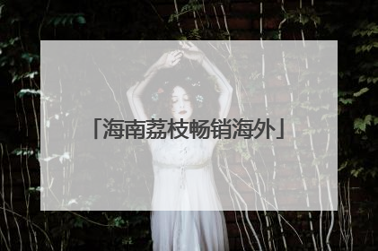 海南荔枝畅销海外