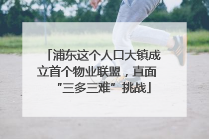 浦东这个人口大镇成立首个物业联盟，直面“三多三难”挑战