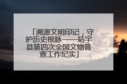 溯源文明印记，守护历史根脉——靖宇县第四次全国文物普查工作纪实