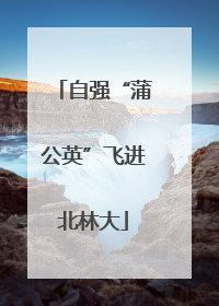 自强“蒲公英”飞进北林大