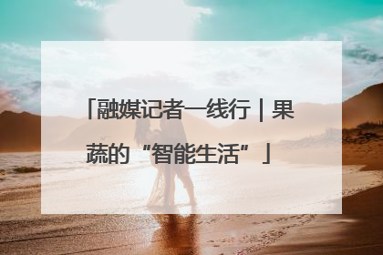 融媒记者一线行｜果蔬的“智能生活”