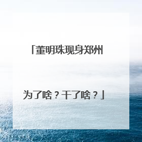 董明珠现身郑州 为了啥？干了啥？