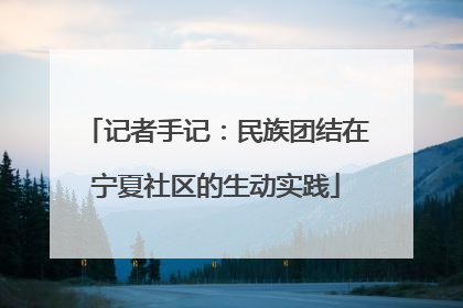 记者手记：民族团结在宁夏社区的生动实践