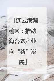 连云港赣榆区：推动海苔老产业向“新”发展