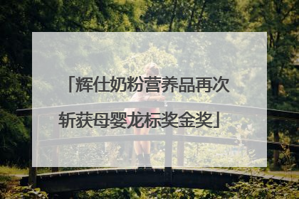 辉仕奶粉营养品再次斩获母婴龙标奖金奖
