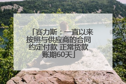 赛力斯：一直以来按照与供应商的合同约定付款 正常货款账期60天