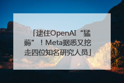 逮住OpenAI“猛薅”！Meta据悉又挖走四位知名研究人员
