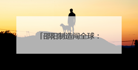 邵阳制造闯全球:三大产业借力跨境电商“乘风出海”