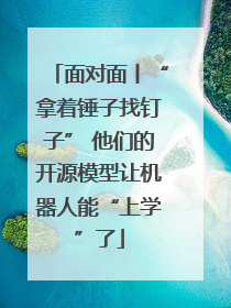 面对面丨“拿着锤子找钉子” 他们的开源模型让机器人能“上学”了