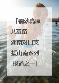 铺就高原共富路——湖南对口支援山南系列报道之一