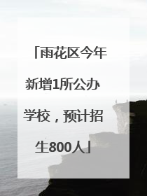 雨花区今年新增1所公办学校，预计招生800人