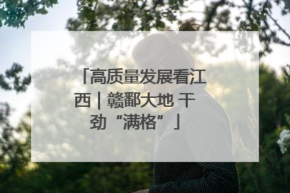 高质量发展看江西｜赣鄱大地 干劲“满格”