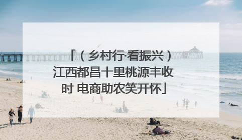 （乡村行·看振兴）江西都昌十里桃源丰收时 电商助农笑开怀
