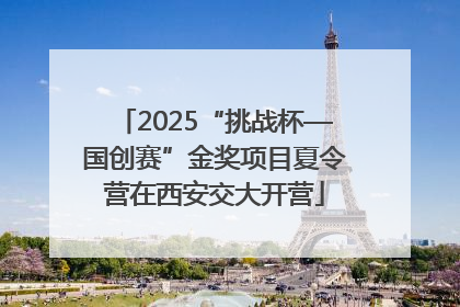 2025“挑战杯—国创赛”金奖项目夏令营在西安交大开营