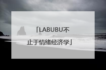 LABUBU不止于情绪经济学