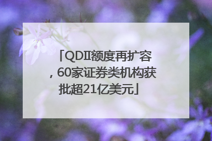 QDII额度再扩容，60家证券类机构获批超21亿美元